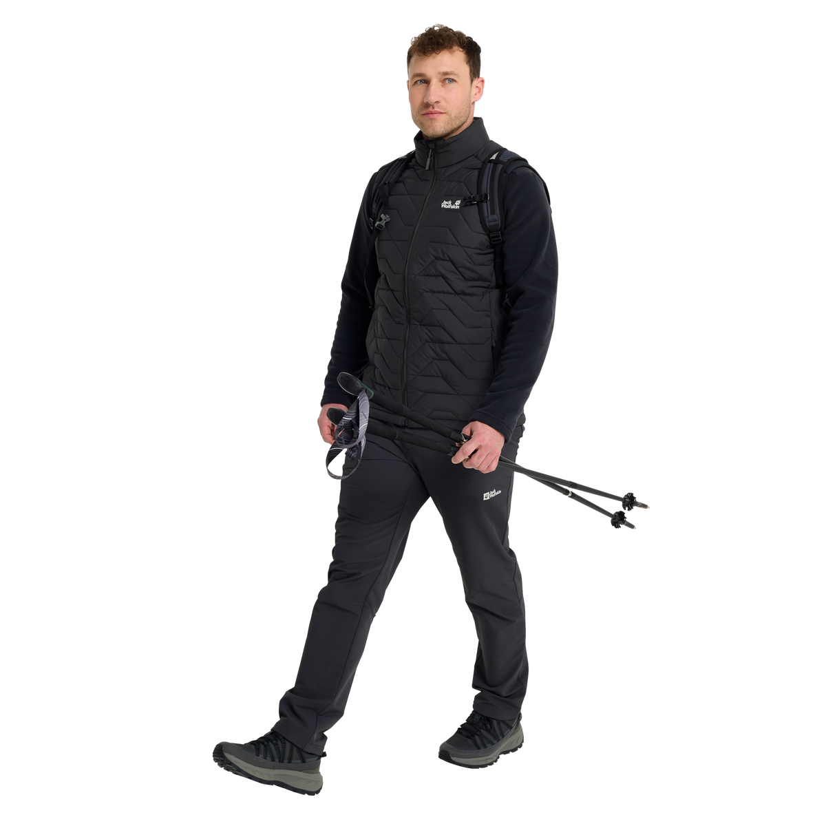 Jack Wolfskin FLEXTREK INS VEST M Black Studio