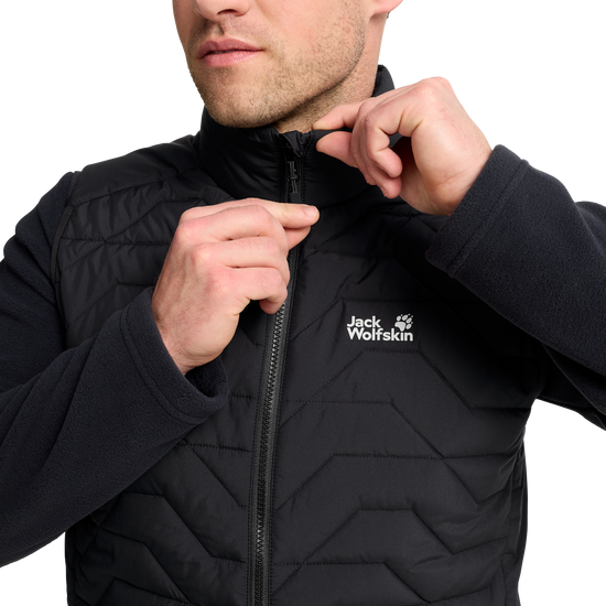 Jack Wolfskin FLEXTREK INS VEST M Black Detail 1