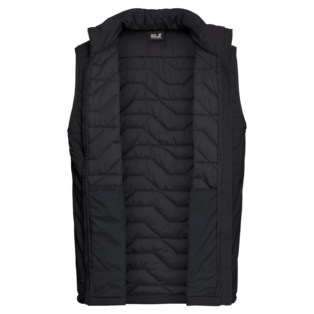 Jack Wolfskin FLEXTREK INS VEST M Black Packshot Seite