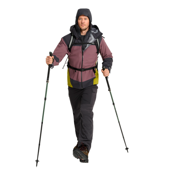 Jack Wolfskin WOOL LS M Herren Langarmshirt – Phantom – 3-ma110