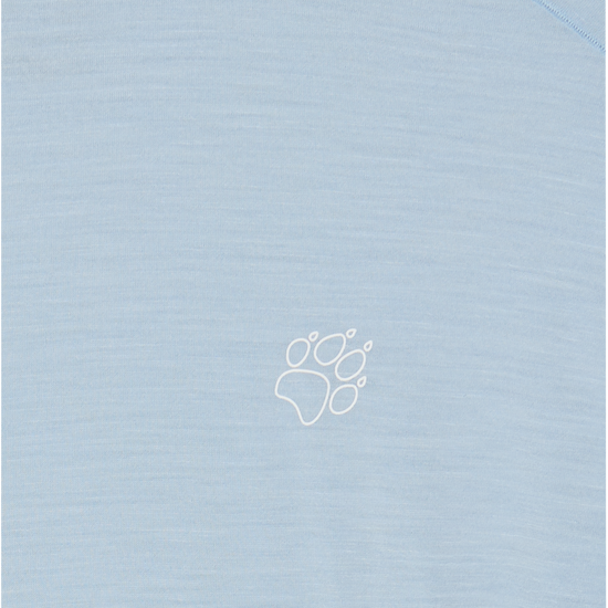 Jack Wolfskin WOOL LS T W Damen Langarmshirt – Crystal Blue – 9-a140
