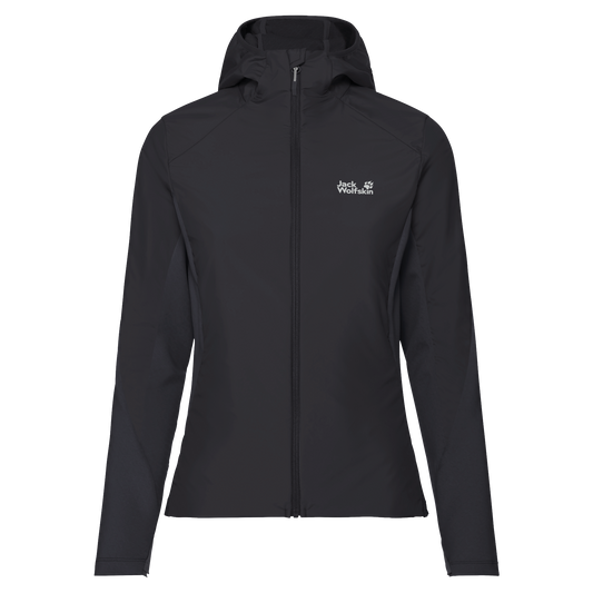 Jack Wolfskin ASTROTRAIL HOODED HYBRID W Black – 9-a100