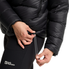 Jack Wolfskin SNOWDRIFT DOWN Damen-Daunenjacke Black – Detailansicht 2