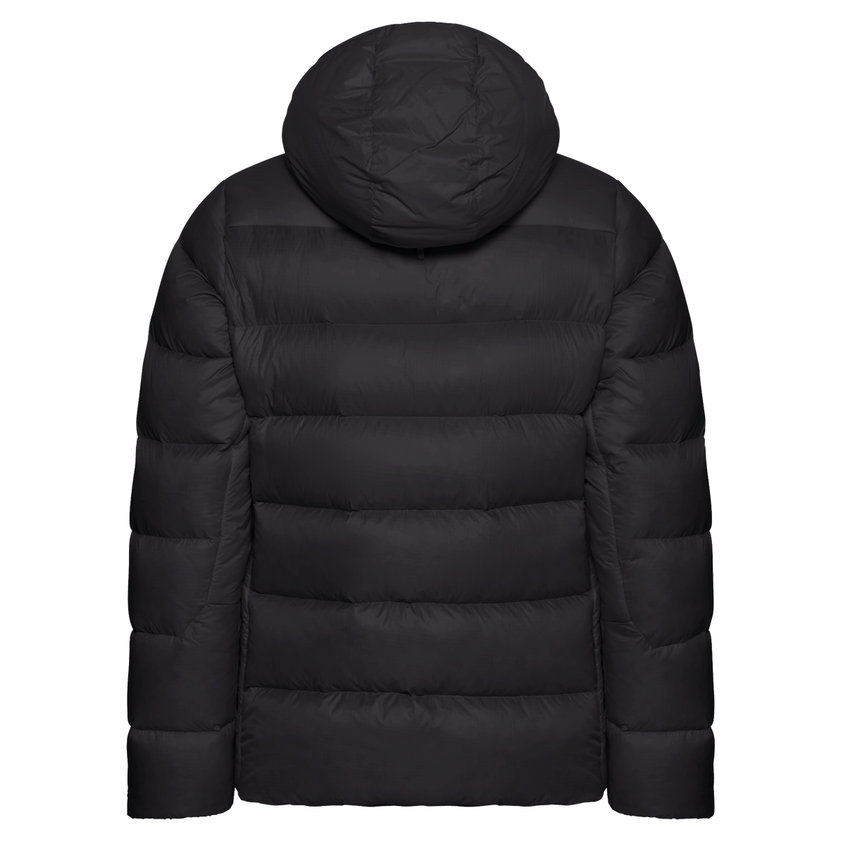 Jack Wolfskin SNOWDRIFT DOWN Damen-Daunenjacke Black – Packshot Seitenansicht