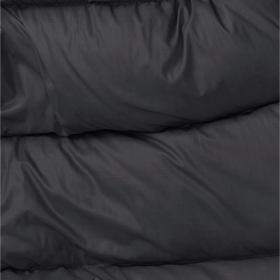Jack Wolfskin SNOWDRIFT DOWN Damen-Daunenjacke Black – Packshot Kapuzenansicht