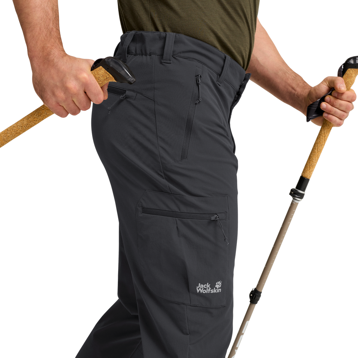 Jack Wolfskin ACTIVATE FLEX PANTS M Phantom 5