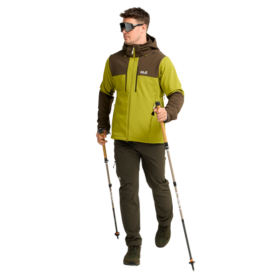 Jack Wolfskin ACTIVATE FLEX PANTS M Obsidian Moss 10