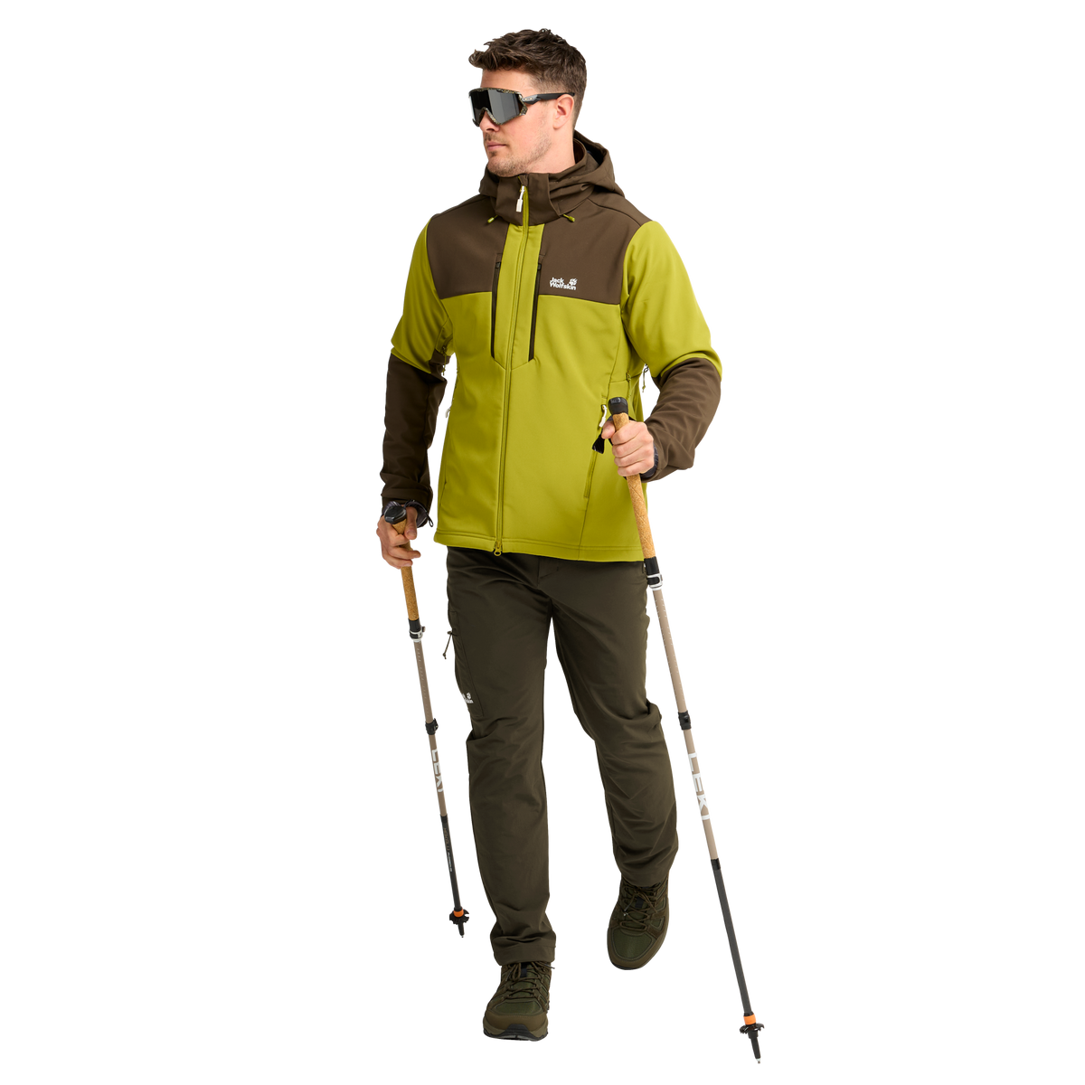Jack Wolfskin ACTIVATE FLEX PANTS M Obsidian Moss 10
