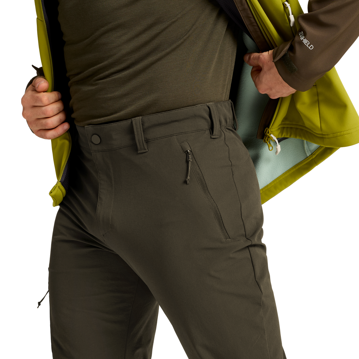 Jack Wolfskin ACTIVATE FLEX PANTS M Obsidian Moss 4