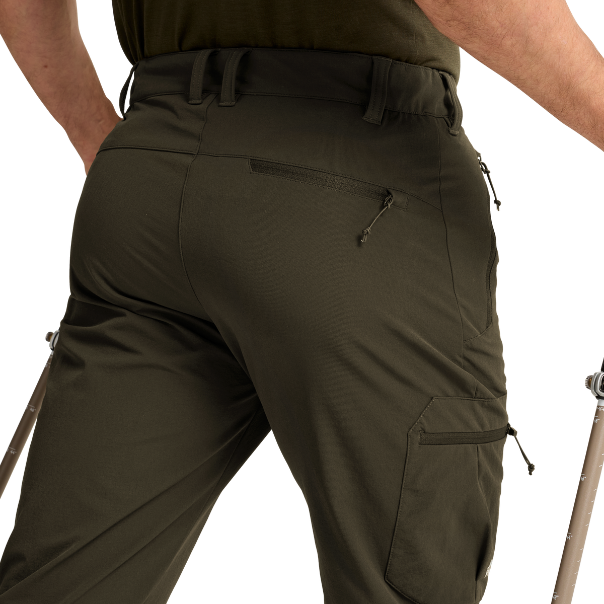 Jack Wolfskin ACTIVATE FLEX PANTS M Obsidian Moss 6