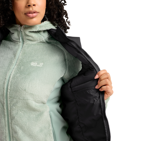 Jack Wolfskin WILD PASS DOWN VEST W RDS Damen Black – Detail 4-ma125