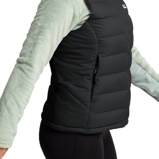 Jack Wolfskin WILD PASS DOWN VEST W RDS Damen Black – Detail 4-ma131