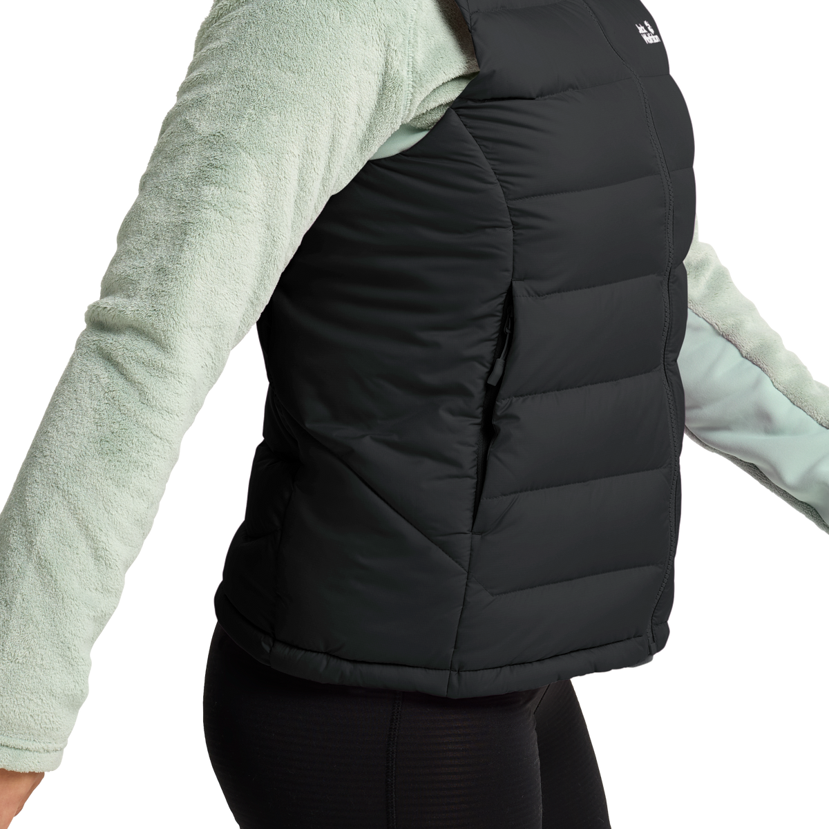 Jack Wolfskin WILD PASS DOWN VEST W RDS Damen Black – Detail 4-ma131