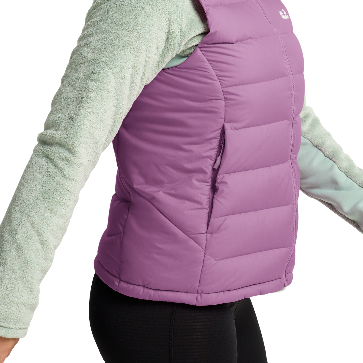 Jack Wolfskin WILD PASS DOWN VEST W RDS Damen Vivid Orchid – Detail 4-ma131