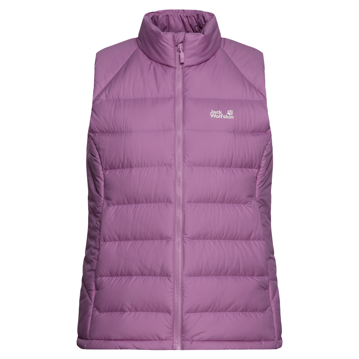 Jack Wolfskin WILD PASS DOWN VEST W RDS Damen Vivid Orchid – Packshot 9-a100