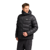 Jack Wolfskin SNOWDRIFT DOWN Herren-Daunenjacke Black – Studioansicht vorn