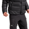 Jack Wolfskin SNOWDRIFT DOWN Herren-Daunenjacke Black – Detailansicht 3