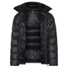 Jack Wolfskin SNOWDRIFT DOWN Herren-Daunenjacke Black – Packshot Rückansicht