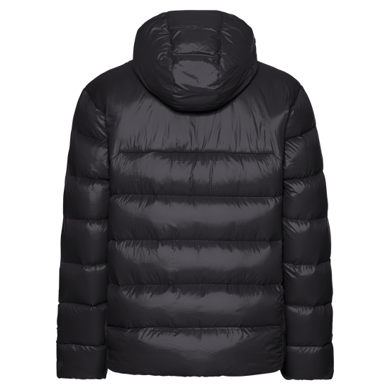 Jack Wolfskin SNOWDRIFT DOWN Herren-Daunenjacke Black – Packshot Seitenansicht