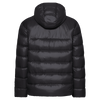 Jack Wolfskin SNOWDRIFT DOWN Herren-Daunenjacke Black – Packshot Seitenansicht