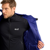 Jack Wolfskin SNOWDRIFT DOWN Herren-Daunenjacke Glow Ink – Detailansicht 2