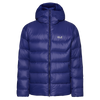 Jack Wolfskin SNOWDRIFT DOWN Herren-Daunenjacke Glow Ink – Packshot Vorderansicht