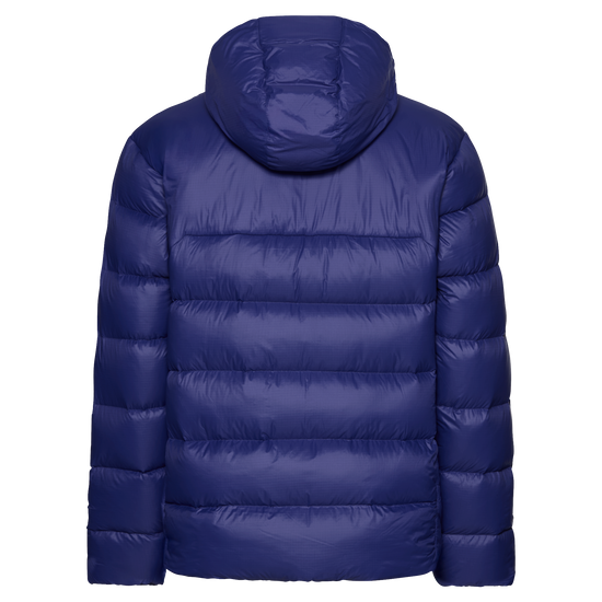 Jack Wolfskin SNOWDRIFT DOWN Herren-Daunenjacke Glow Ink – Packshot Seitenansicht