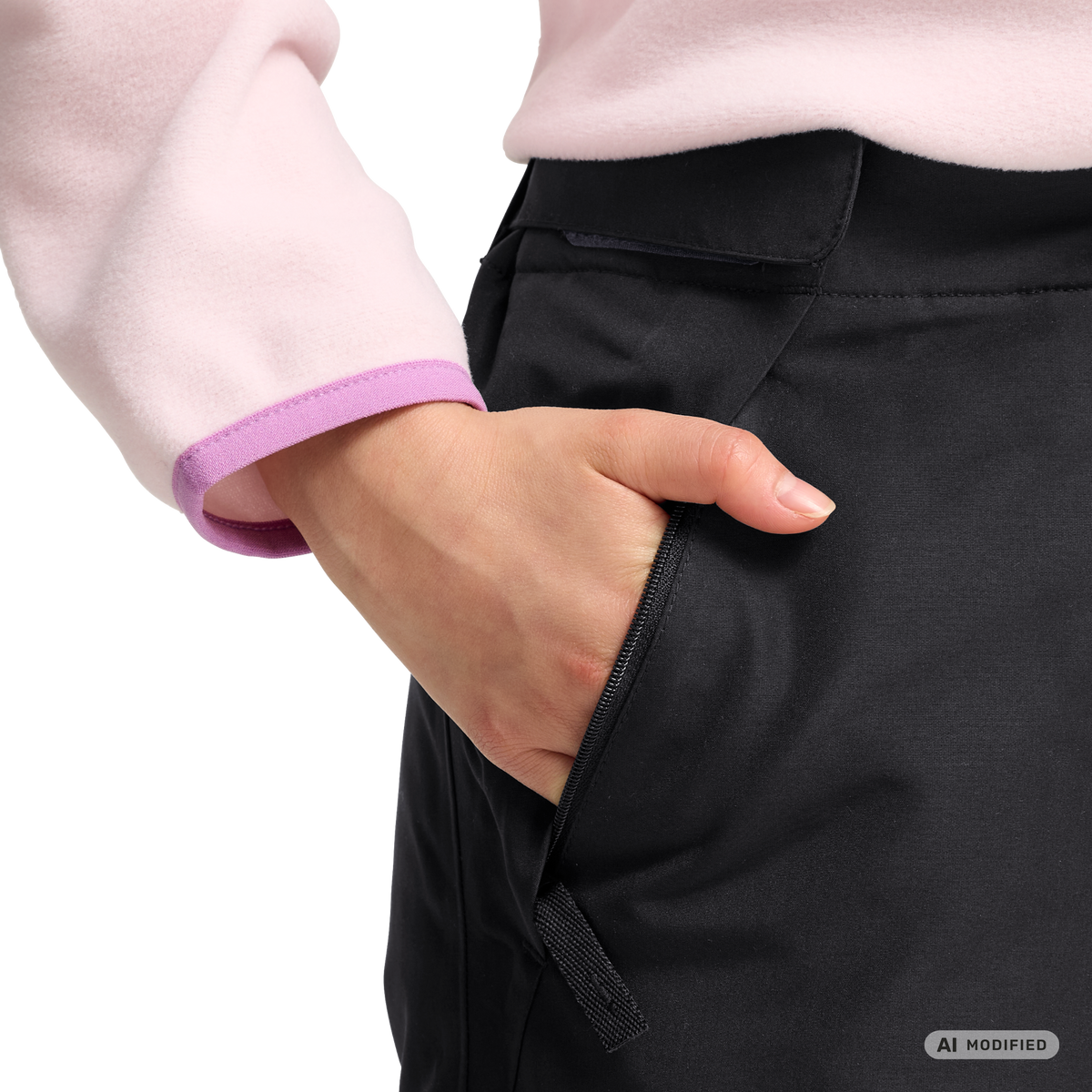 Jack Wolfskin SNOWFLASH PANTS K Kinder Winterhose Black – Detail 4-ma131