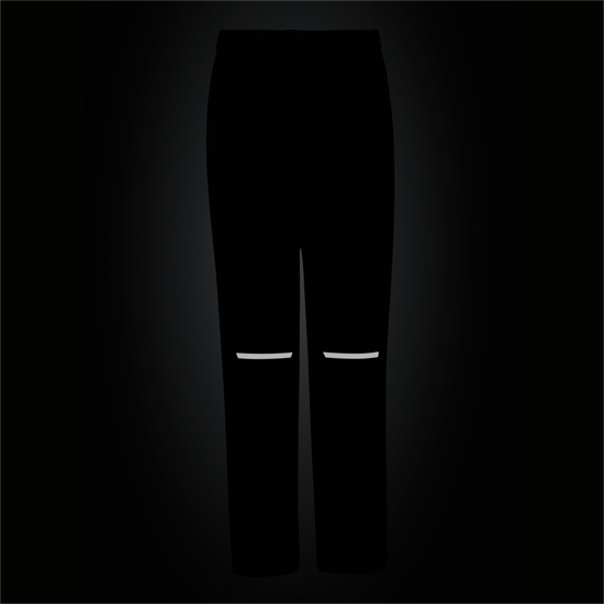 Jack Wolfskin SNOWFLASH PANTS K Kinder Winterhose Black – Packshot Detailansicht 9-a136