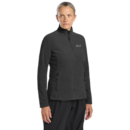 Jack Wolfskin WILD REBEL 200 FZ W Damen Fleecejacke – Paw Black – 1-ma100