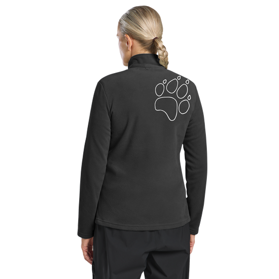 Jack Wolfskin WILD REBEL 200 FZ W Damen Fleecejacke – Paw Black – 1-ma120