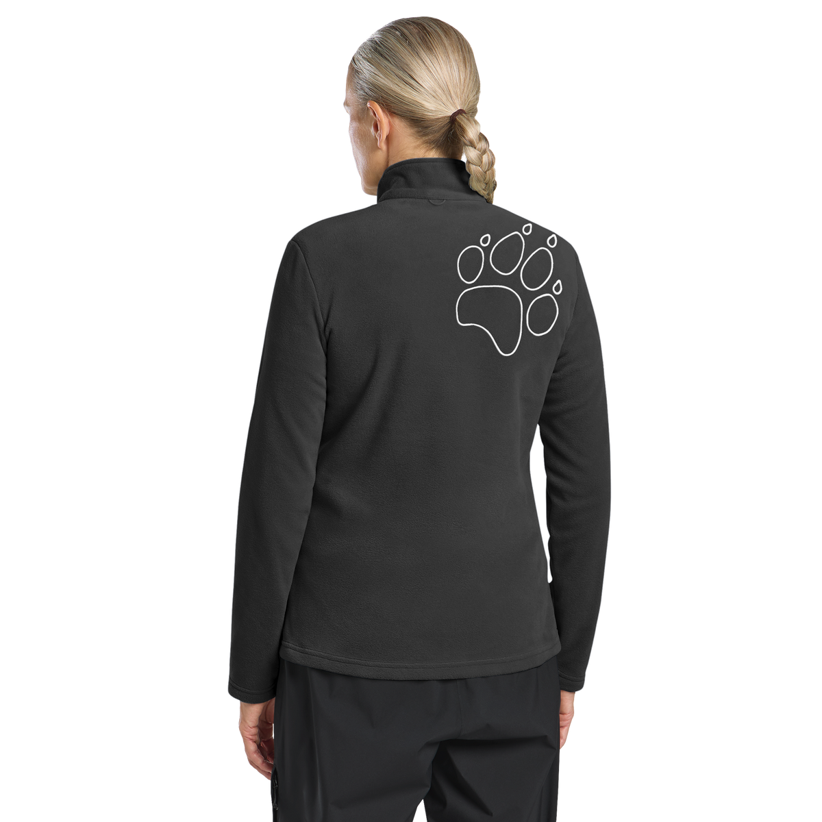 Jack Wolfskin WILD REBEL 200 FZ W Damen Fleecejacke – Paw Black – 1-ma120