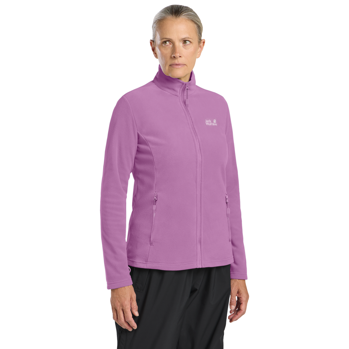 Jack Wolfskin WILD REBEL 200 FZ W Damen Fleecejacke – Paw Vivid Orchid – 1-ma100