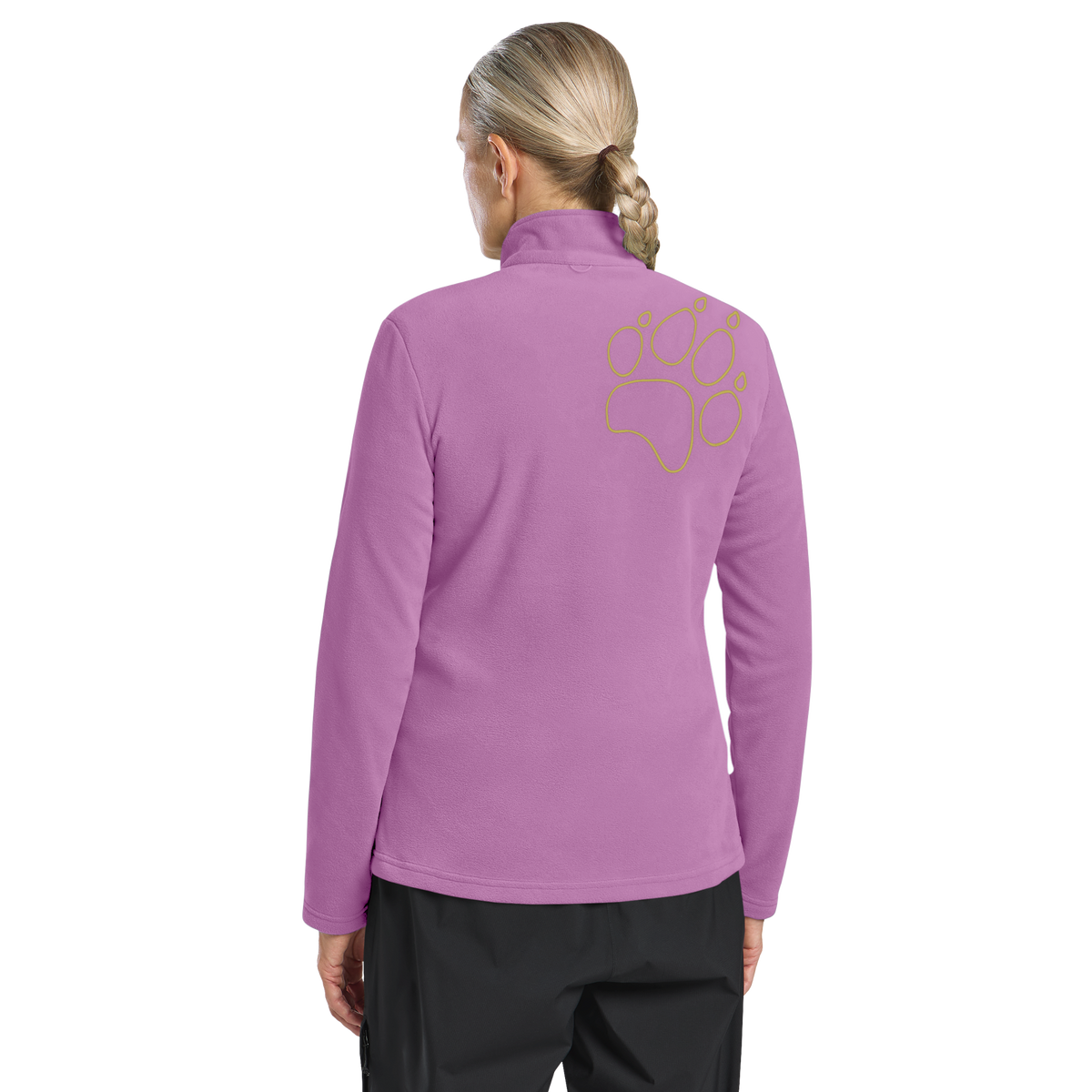 Jack Wolfskin WILD REBEL 200 FZ W Damen Fleecejacke – Paw Vivid Orchid – 1-ma120