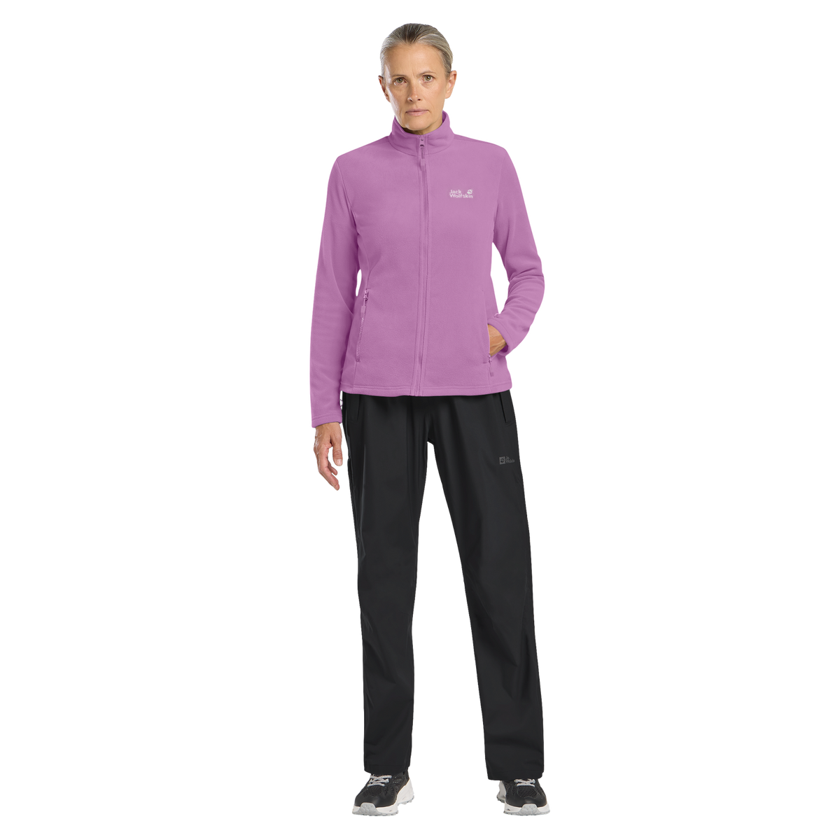 Jack Wolfskin WILD REBEL 200 FZ W Damen Fleecejacke – Paw Vivid Orchid – 3-ma110