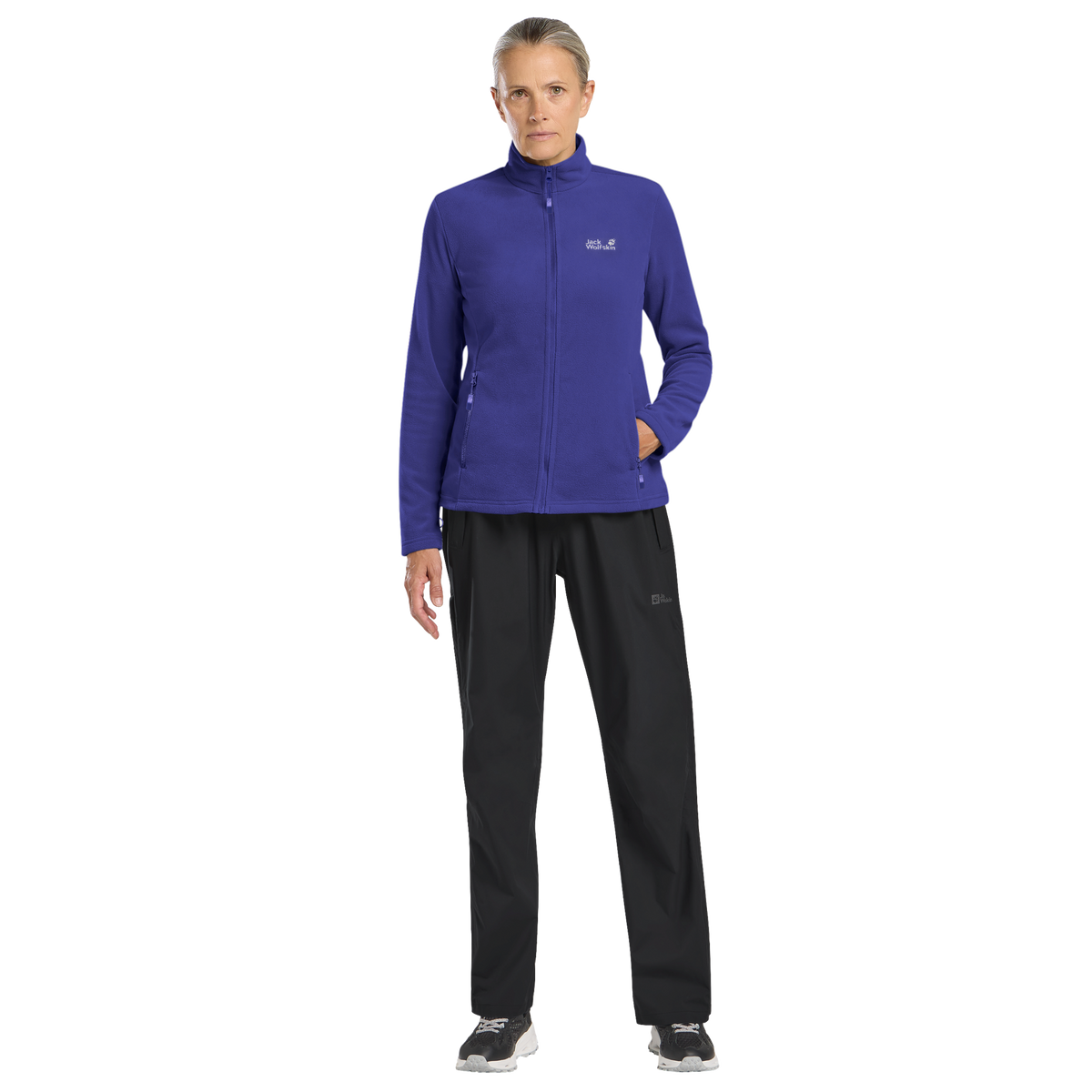 Jack Wolfskin WILD REBEL 200 FZ W Damen Fleecejacke – Paw Glow Ink – 3-ma110