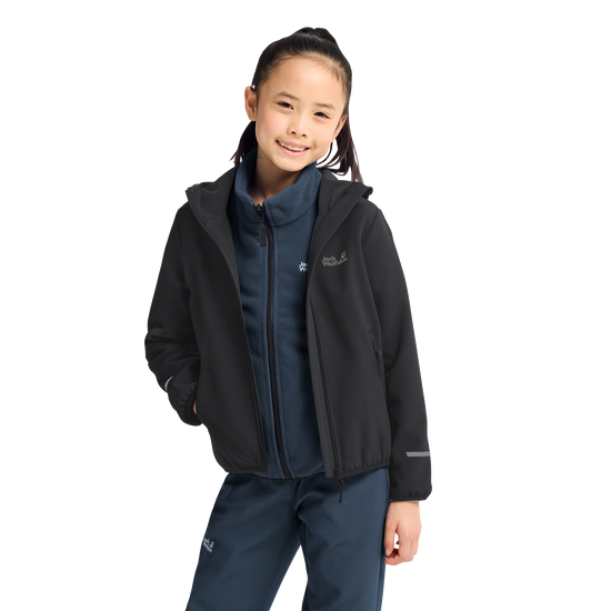 Jack Wolfskin FOURWINDS JKT K Black 4-ma130
