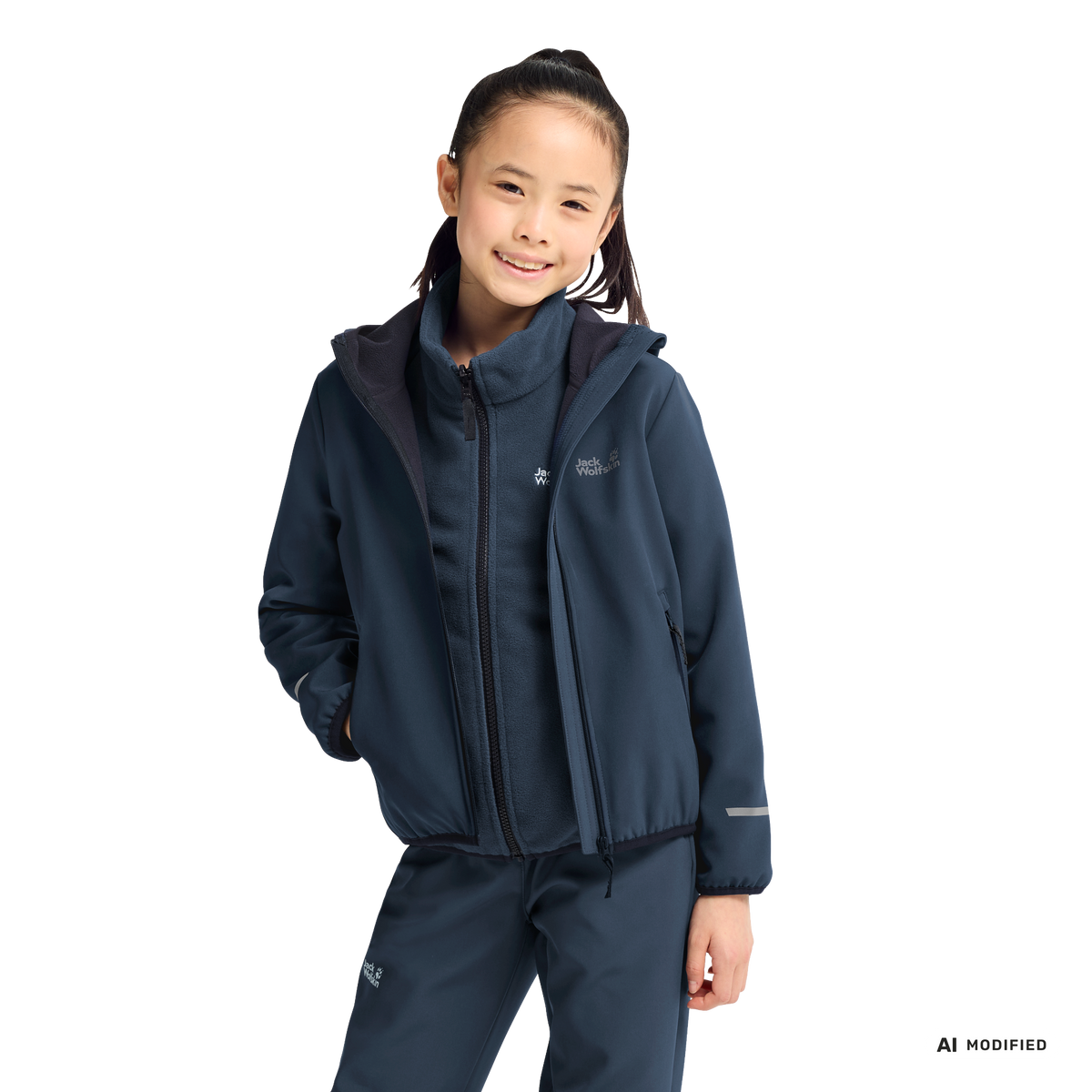 Jack Wolfskin FOURWINDS JKT K Midnight Sky 4-ma130