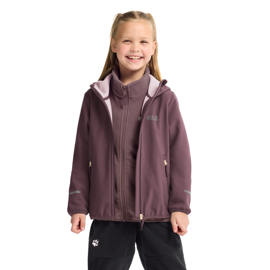 Jack Wolfskin FOURWINDS JKT K Sheer Plum 4-ma125