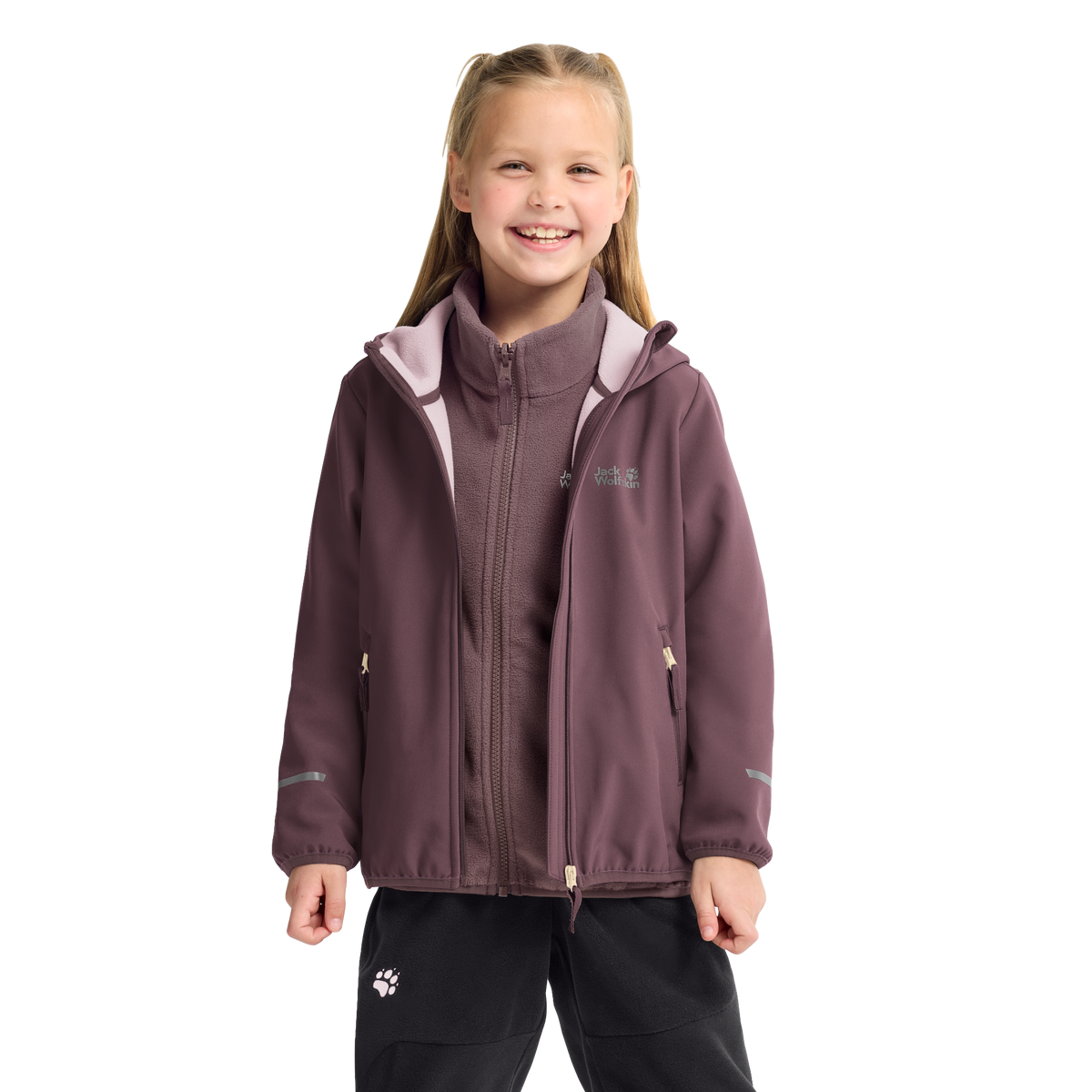 Jack Wolfskin FOURWINDS JKT K Sheer Plum 4-ma125