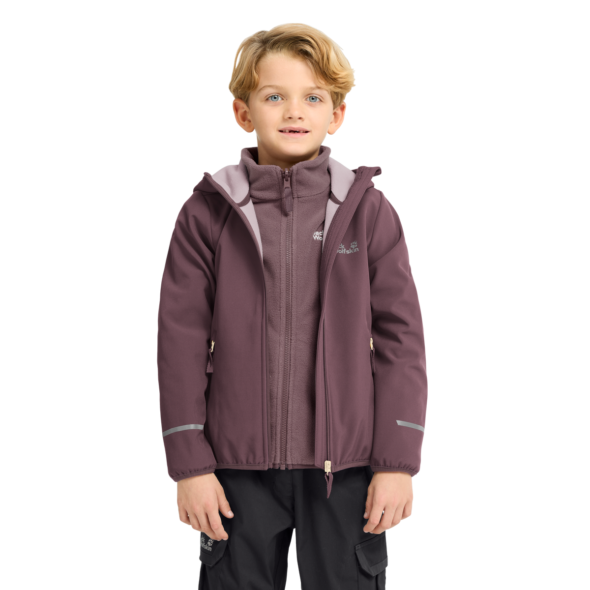 Jack Wolfskin FOURWINDS JKT K Sheer Plum 4-ma130