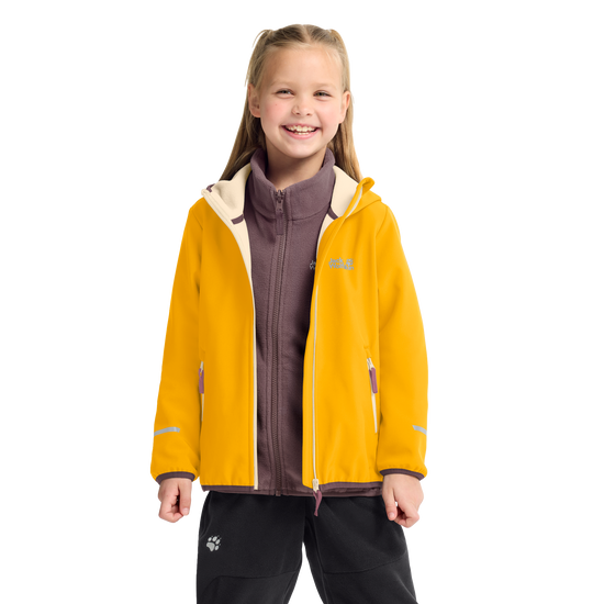 Jack Wolfskin FOURWINDS JKT K Burly Yellow 4-ma125