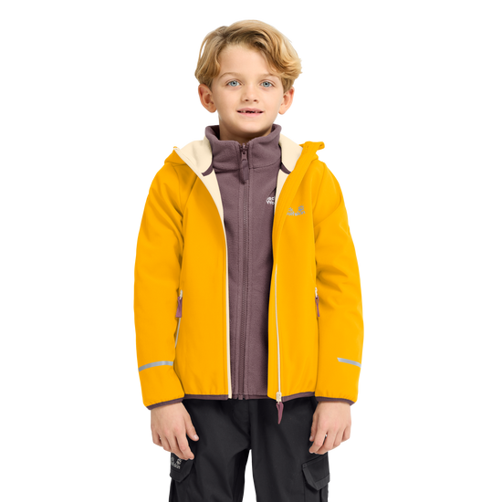 Jack Wolfskin FOURWINDS JKT K Burly Yellow 4-ma130