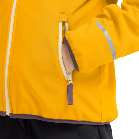 Jack Wolfskin FOURWINDS JKT K Burly Yellow 4-ma133