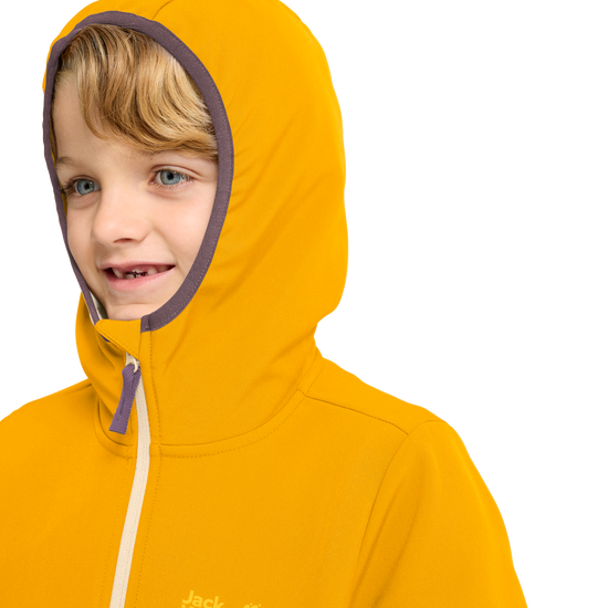 Jack Wolfskin FOURWINDS JKT K Burly Yellow 4-ma134