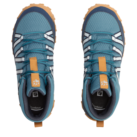 Jack Wolfskin WILD HIKE TEXAPORE MID K Kinder Wanderschuhe Galapagos 6