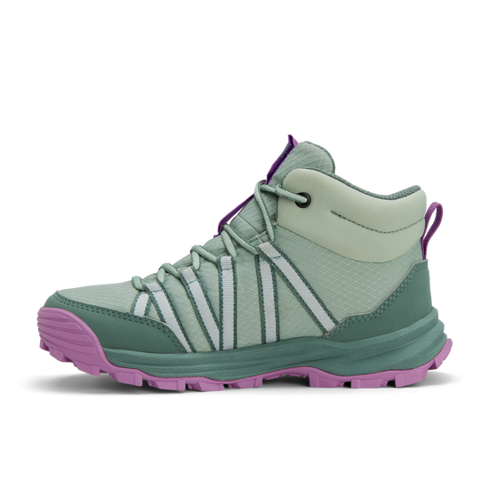 Jack Wolfskin WILD HIKE TEXAPORE MID K Kinder Wanderschuhe Green Zinnia 2