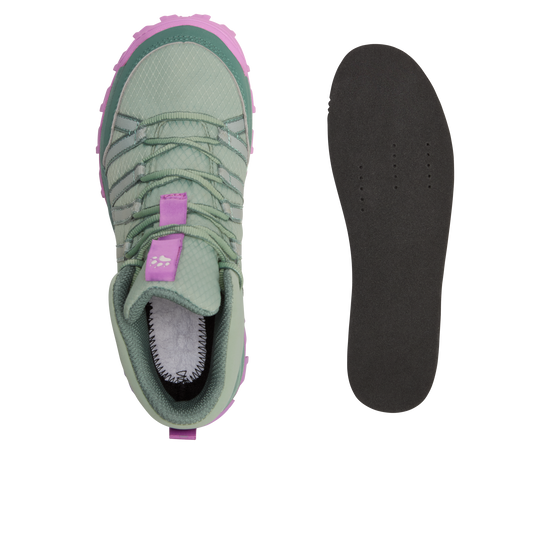 Jack Wolfskin WILD HIKE TEXAPORE MID K Kinder Wanderschuhe Green Zinnia 8