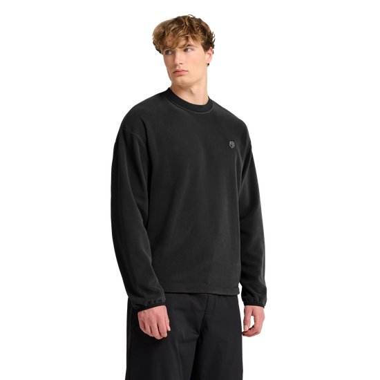 Jack Wolfskin SOLACE CREWNECK Unisex Fleecepullover Black 1-ma100
