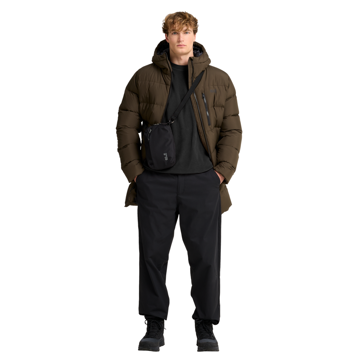 Jack Wolfskin SOLACE CREWNECK Unisex Fleecepullover Black 3-ma110